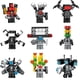 thumbnail image 1 of Bloques de Construcción de TV Hombre, Set de 9 Mini Figuras de Juguete para Niños y Coleccionistas, Regalo Creativo, 1 of 10