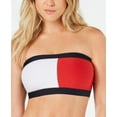thumbnail image 1 of Tommy Hilfiger Womens Strapless Bandeau Swim Top Separates, 1 of 1