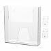thumbnail image 2 of 6 Pack Slatwall Document Holder 8.5" x 11" Clear Acrylic Take One Slat Wall Mount Magazine Booklet Display Advertisement Literature Rack for Professional Offices Realtor or Events by Marketing Holders, 2 of 4