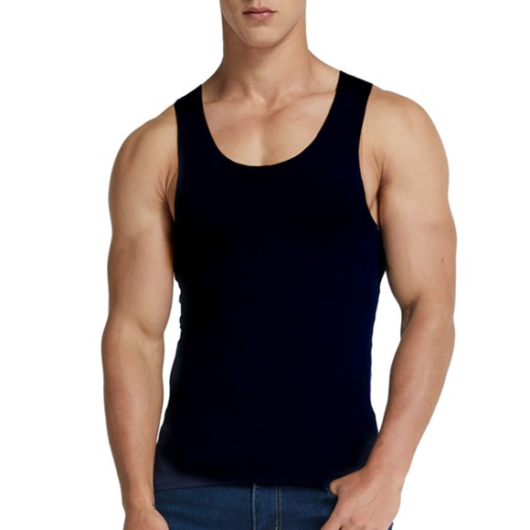 Ketyyh-chn99 Débardeurs pour Hommes Plage 2024 Chemises pour Hommes T-Shirt à Manches Courtes Col Rond pour Hommes et Grands Hommes Noir,3TG