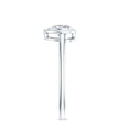 thumbnail image 3 of Heart Shape Lab Grown Diamond Promise Ring for Women (Half Carat, EF-VS Quality), 10K White Gold, US 11.50, 3 of 8