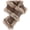 Brown, variant on Black Faux Fur Thickened Fleece Neck Scarf, Outdoor Cold-proof, 1 Pc