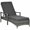 Dark Gray, variant on YYAo Lounge Chair Outdoor, Patio Lounge Chair,Wicker Chaise Lounge, 4 Position Adjustable Backrest and Cushions Outdoor Lounge Chair PE Rattan Sun Lounger, Beige