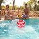 thumbnail image 5 of Pelota de playa inflable a rayas para fiestas de verano en la piscina y la playa. Pelota duradera y ligera para decoración de bodas y cumpleaños., 5 of 7