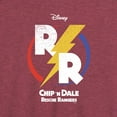 thumbnail image 3 of Chip 'N Dale Rescue Rangers - Chip 'N Dale R & R Logo - Women's Racerback Tank Top, 3 of 5