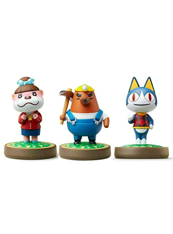 Pre-Owned Amiibo 3 Pack Set Rover Mr Resetti Lottie Animal Crossing Series For Nintendo Switch Switch