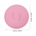 thumbnail image 2 of SKISUNO Shockproof Pink Indoor Skipping Mat Round Jump Rope Cushion for Comfortable Fitness Use, 2 of 8