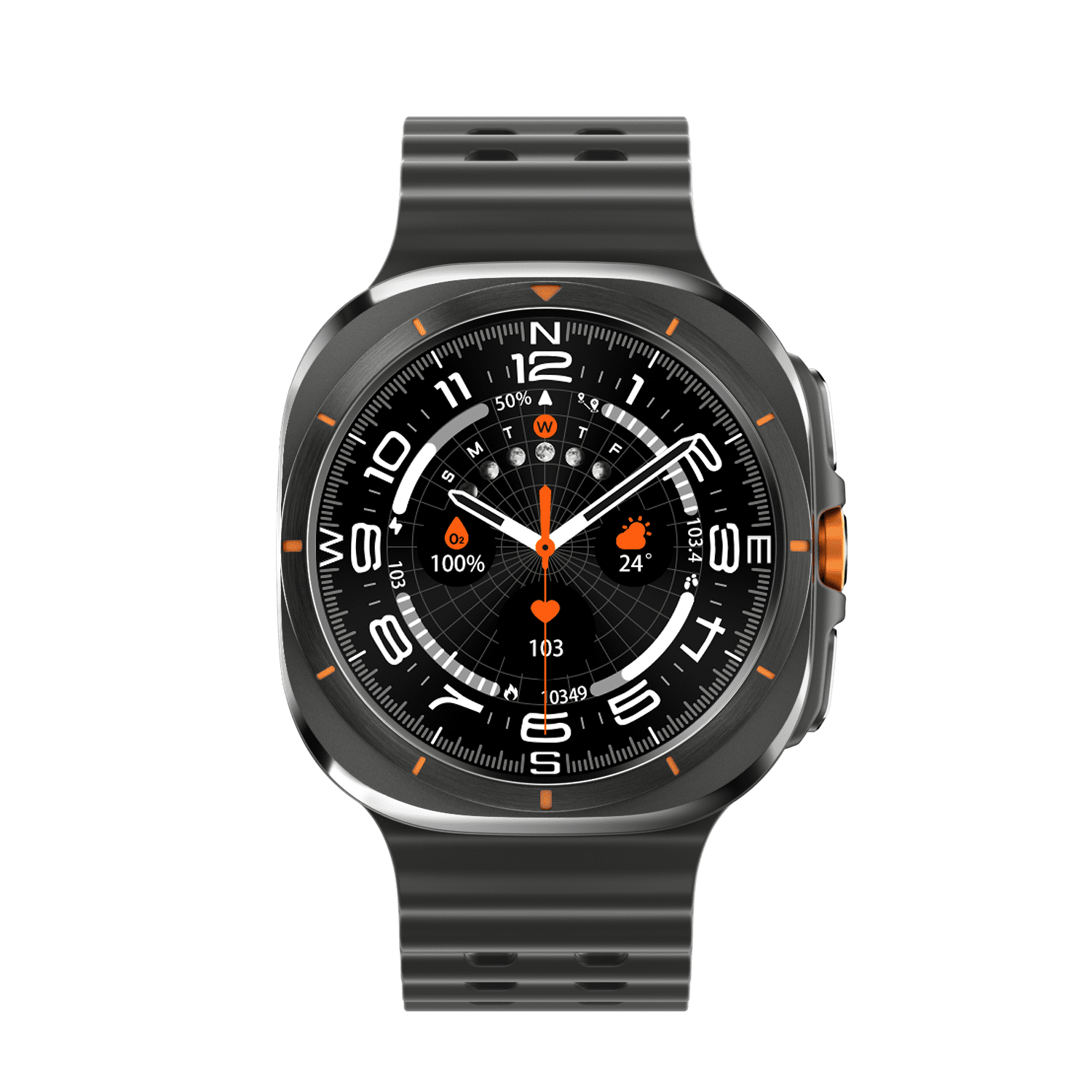 E EYAFA JS Watch7 Ultra Smart Watch, 1.43-Inch AMOLED Screen, Men and Women