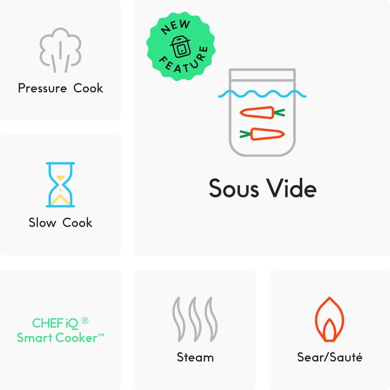 CHEF iQ Smart Cooker 10-Function with Built-in Scale, Black photo 7