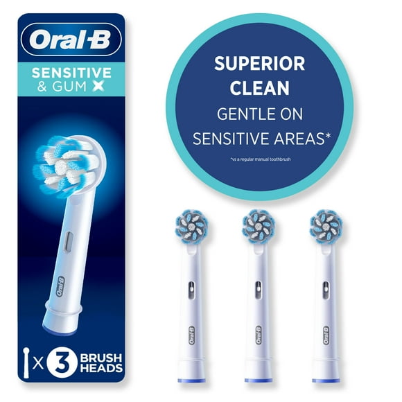 Oral-B Sensitive & Gum X-Filament Replacement Brush Heads