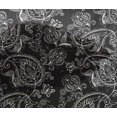 thumbnail image 5 of oneOone Viscose Chiffon Black Fabric Block Craft Projects Decor Fabric Printed By The Yard 42 Inch Wide, 5 of 5