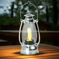 thumbnail image 6 of SLYNSHome Christmas Mini Lanterns Decorative LED Vintage Hanging Lantern Decor for Christmas Wedding Party - Silver, 6 of 7