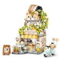thumbnail image 5 of City Cafe Building Blocks Toys, Openable Coffee Shop Building Set,1077pcs Mini Bricks, 5 of 5