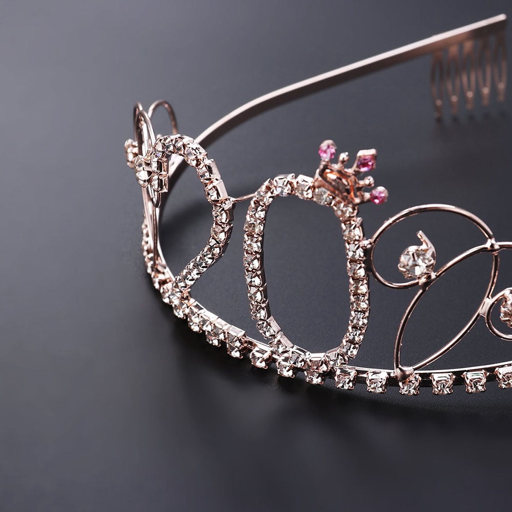 Couronne + Écharpe Anniversaire 34 Ans Strass Or Rose – Diadème Princesse & Sash 'It's My 34th Birthday' Pour Fête Fille/Femme
