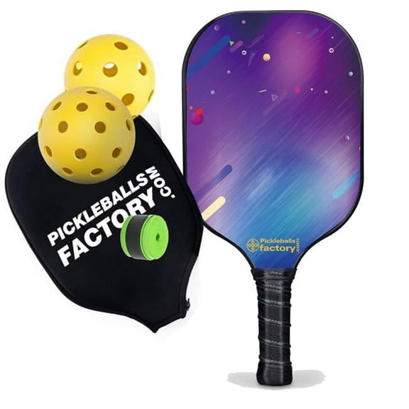 Pickleball Factory PB00053-11-G Usapa Pickleball Paddles - Triangles Best Pickleball Rackets, Tennis Pickleball Court Pickleball Elbow, Glassfiber Graphite