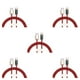 thumbnail image 1 of Matsuzay Cable de datos 5A 1.2m Pantalla digital 480Mbps Cable de carga rápida Rojo 40W Tipo 1 Rojo 40W Tipo 1 5Conjunto, 1 of 6