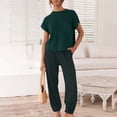 thumbnail image 6 of Women's 2 Piece Casual Outfit Long Sleeve Top and Pants Set, 6 of 9