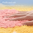 thumbnail image 2 of Alfombra de baño WREWING con forma de flor, fibra superfina, 65 x 65 cm, color amarillo, 2 of 7