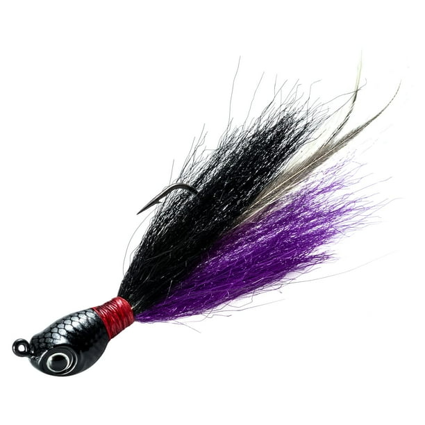 Goture Glow Bucktail Jigs Saltwater Pompano Jigs Hair Jigs Fluke Jig