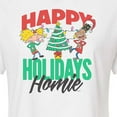 thumbnail image 3 of Hey Arnold! - Holiday Homies - Juniors Cropped Cotton Blend T-Shirt, 3 of 5