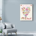 thumbnail image 3 of Trademark Fine Art 'Large Heart' Canvas Art by Lisa Powell Braun, 3 of 3