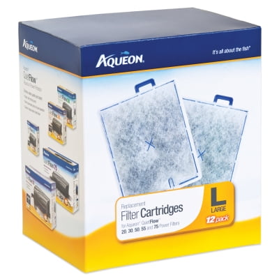 Fns Plus Filter Tank - Aqueon 06419 Filter Cartridge, Large, 12/Pack