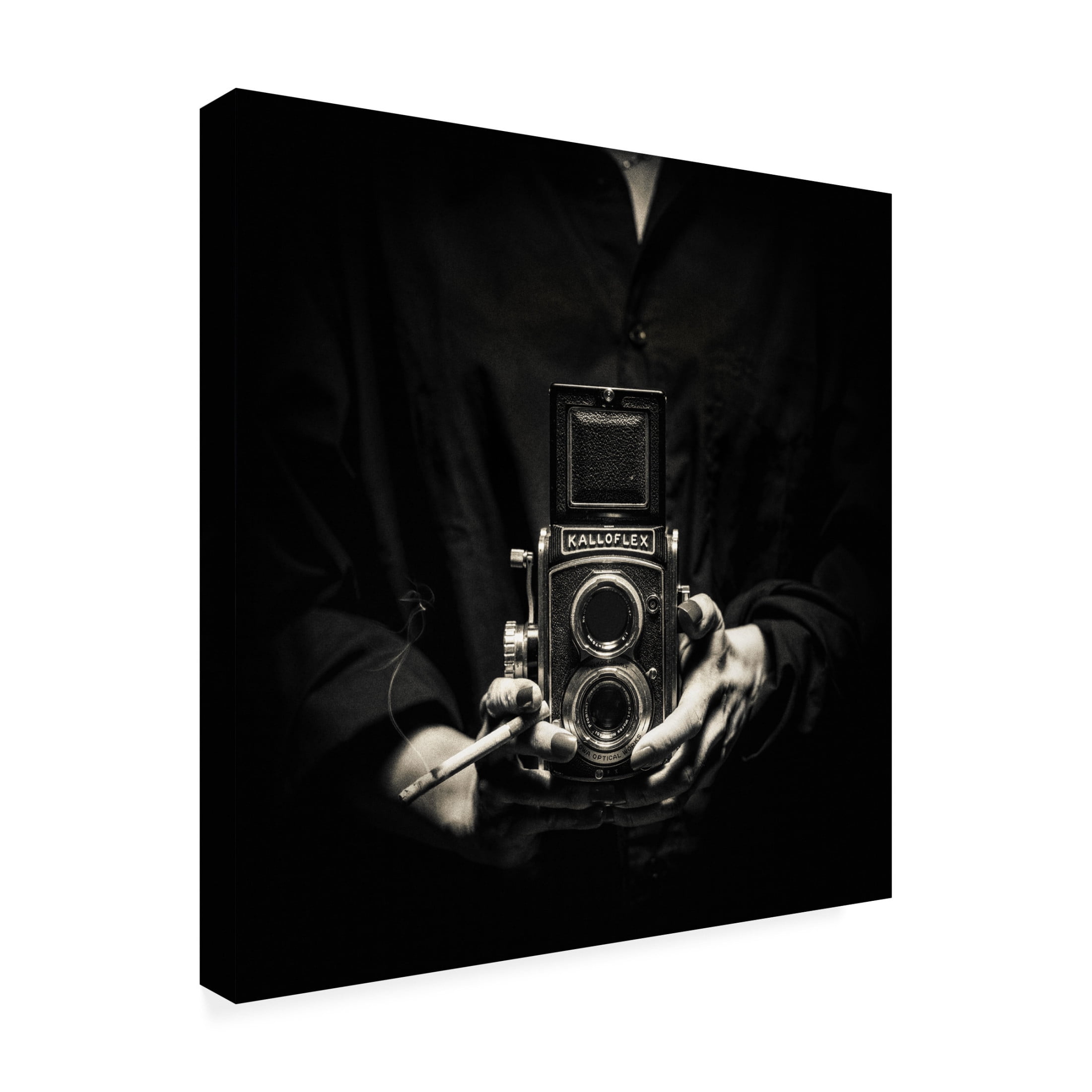 Canvas Wall Art - Petri Damsten 'Kalloflex' Wall Art for Living Room, Bedroom, or Office Décor by Trademark Fine Art - 18 x 18 Inches
