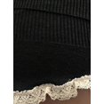 thumbnail image 4 of Women Knitted Skirt With Contrast Lace , Elegant Slim Knit Bottom, Stylish Daily Wear Skirt For Leisure Outings, 4 of 8