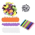 thumbnail image 4 of 24 piezas de manualidades de Halloween, pegatinas autoadhesivas para decorar calabazas, Halloween Víspera de Todos los Santos, 4 of 6