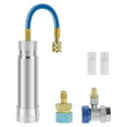 thumbnail image 1 of Kit d'Injecteur de Colorant d'Huile R1234yf / R134a Injecteur de Colorant d'Huile AC avec 2 Connecteurs Outil d'Injection de Colorant d'Injection de Climatisation à la Main avec Connecteur Mâle de 1/4 Pouce pour Système de Réfrigérant, 1 of 11