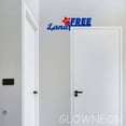 thumbnail image 4 of Glowneon Land Of The Free Above Door Decor, 4th Of July Door Corner, 4 of 5