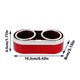 thumbnail image 2 of Portavasos doble multifunción para coche | Portavasos extensible para bebidas enlatadas y botellas | Organizador de asiento rojo para verano e invierno, 2 of 2