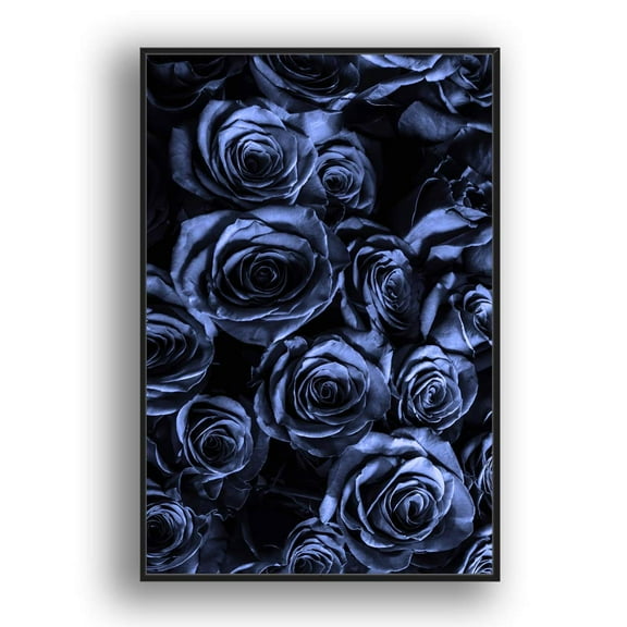 wall26 Framed Canvas Wall Art for Living Room, Bedroom Rose Closeup XI Canvas Prints for Home Decoration Ready to Hang - 24x36 inches