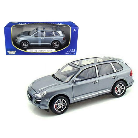 2008 Porsche Cayenne Turbo Silver 1/18 Diecast Model Car by Motormax
