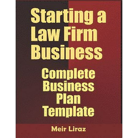 Starting A Law firm Business : Complete Business Plan Template (Paperback)