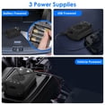 thumbnail image 5 of Imountek 2Pcs Under Hood Ultrasonic Rodent Repellent, Car Mouse Blocker with Strobe Light 3 Power Supplies for Vehicle Indoor, Black, 5 of 14