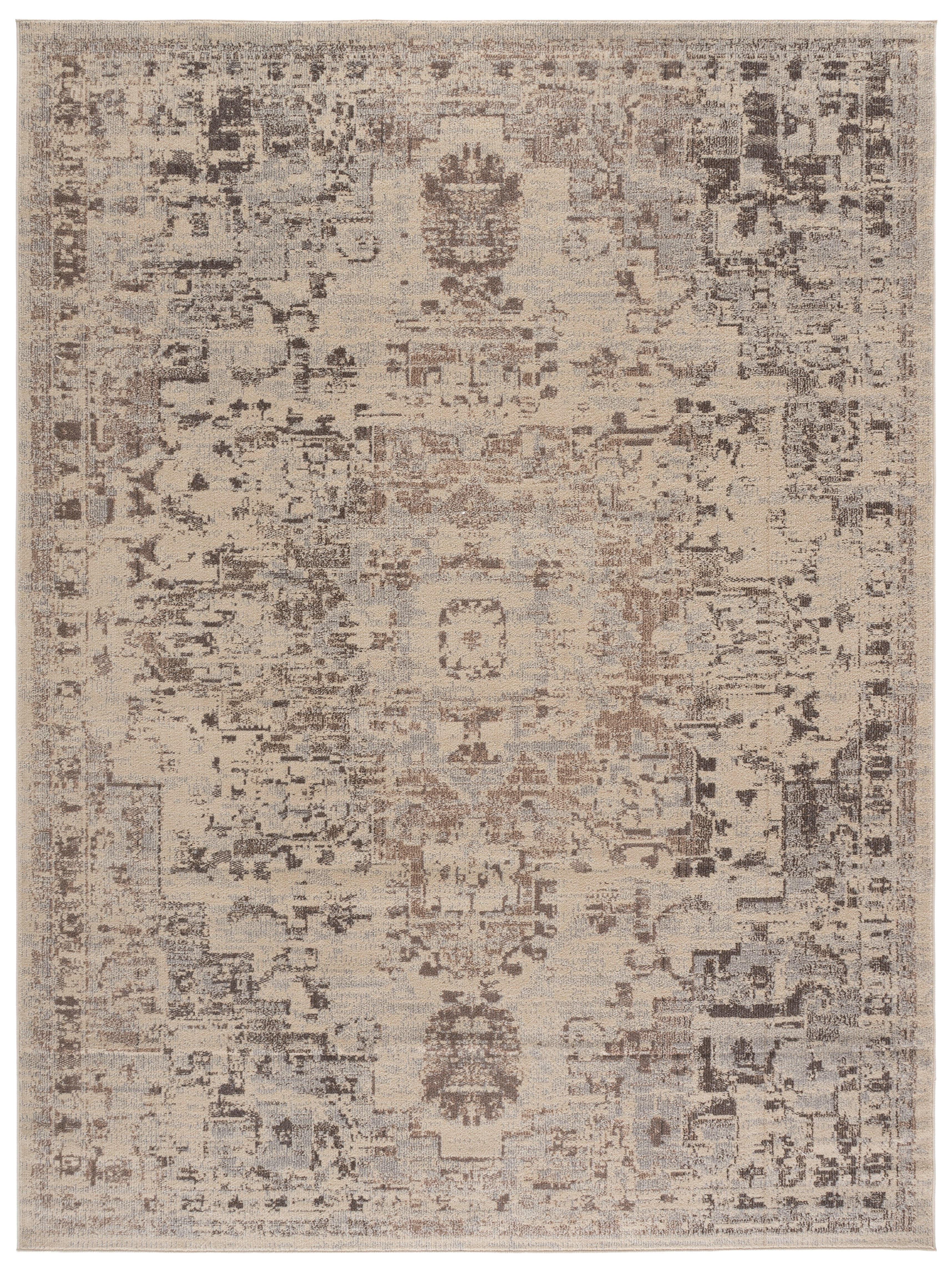 Safavieh Madison Dalia Oriental Area Rug, Ivory/Beige Gray, 9' x 12'