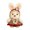 D, variant on Handcrafted Bunny Bear Plush Toy with Handmade Dress Soft Stuffed Animal Doll Featuring Premium PP Cotton Filling Reinforced Seams for Longevity Huggable Birthday Gift