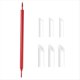 thumbnail image 1 of Bastoncillo de Pulido Metálico de Precisión para Mejorar la Pintura de Modelos, Color Rojo., 1 of 5