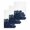 Blue, variant on Navy Blue Gold Hand Towels Set,Waffle Weave Kitchen Towels 3PCS,Abstract Line Art Troditional Ink Painting Microfiber Hair Face Bath Tea Towel Absorbent Quick Drying Cleaning Dish Cloths,15.7"x23.6"