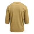 thumbnail image 5 of Havenx Patriotic T Shirts for Men Crew Neck Three-quarter Sleeve Shirts American Flag Design Graphic Tshirts Patriotic We the People 1776 Workout Tee,Khaki XL, 5 of 5