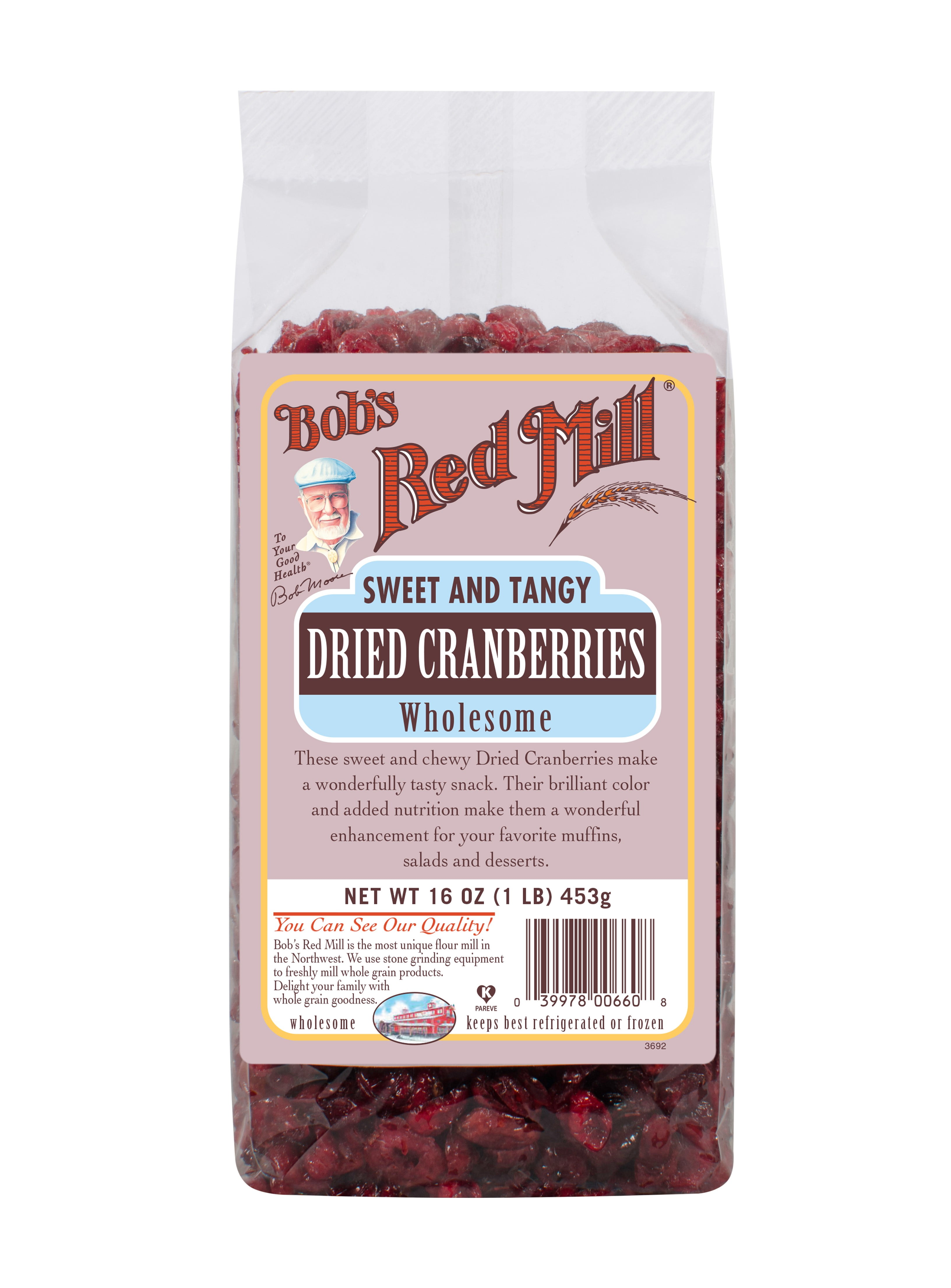 Bobs Red Mill Dried Cranberries, 16 Oz by Bob'S Red Mill