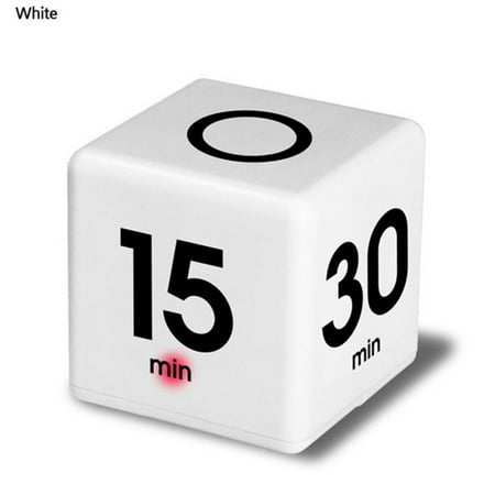 Smart Cube Shaped Yoga Timer Rest Reminder Alarm Clock Countdown Timer white | Walmart Canada