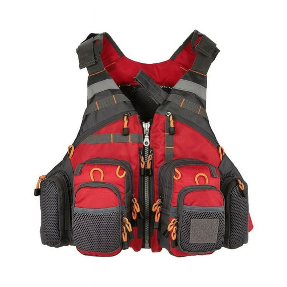 2025 Fishing life jacket, fishing suit boat fishing sea fishing Luya multi-functional multi-pocket portable with floating material removable