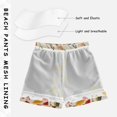 thumbnail image 3 of FORMRS Boys Swim Trunks Quick Dry Mesh Liner Boardshorts Sizes XS-XL, Colorful Leaves, 3 of 7