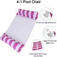thumbnail image 5 of Pool Hammock, Set of 2 Floating Hammock Floating Bed Lounger Inflatable 4-in-1 Portable Foldable Floating Hammock Ultralight Floating Hammock,Dark Blu, 5 of 5
