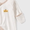 thumbnail image 5 of Splozh Newborn Going Home Outfit Girl Baby Footed Sleeper 3 6 12 18 24 Months Footed Sleeper Gown Cotton Baby Printed Infant Play and Sleep Climbing Suit,Brown,3-6 Months, 5 of 6