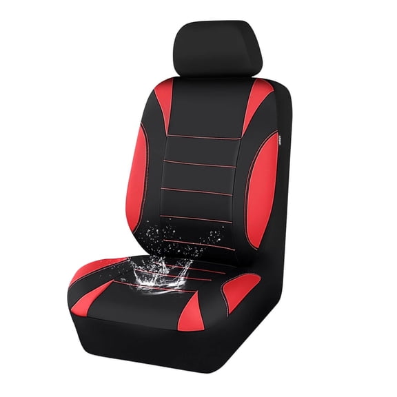 2/4/9Pcs Universal PU Leather Car Seat Covers With Waterproof Feature For Comfort In 7 Elegant Color