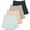 Set 4, variant on Real Essentials 4 Pack: Women's High Waisted Tennis Skirts Skater Skort Tummy Control Golf Shorts Pockets (Available In Plus)