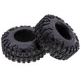 thumbnail image 4 of Riwcyla 4pcs 2.2 Inch 116*46*52mm Soft Rubber Rocks Tires Replacement for Axial SCX10 90046 D90 Wraith 1/10 Remote Control Car Wheels, 4 of 6